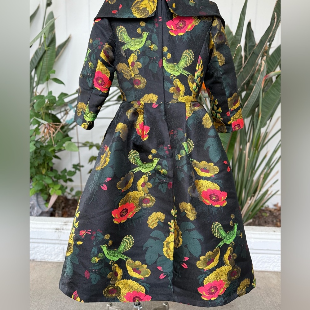 Ashro Black Floral Dress unique gown - Picture 11 of 16